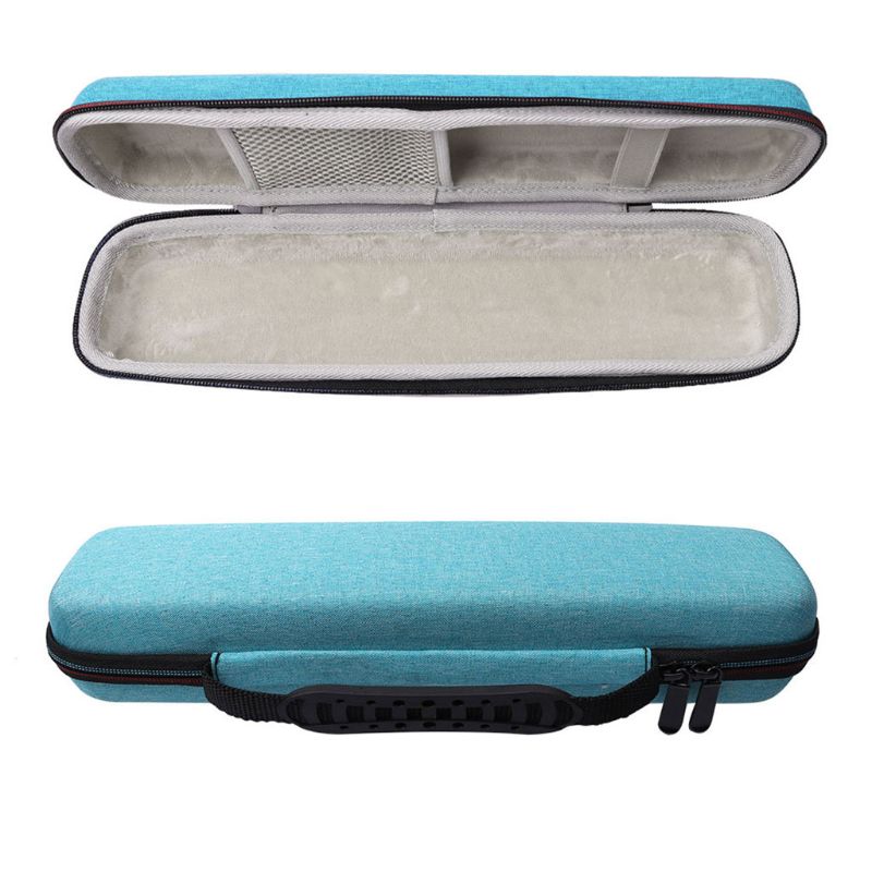 Hard EVA Carrying Case Box Storage Bag for Hair Flat Iron Straightener Curler Hair Styling Accessories: Sky Blue