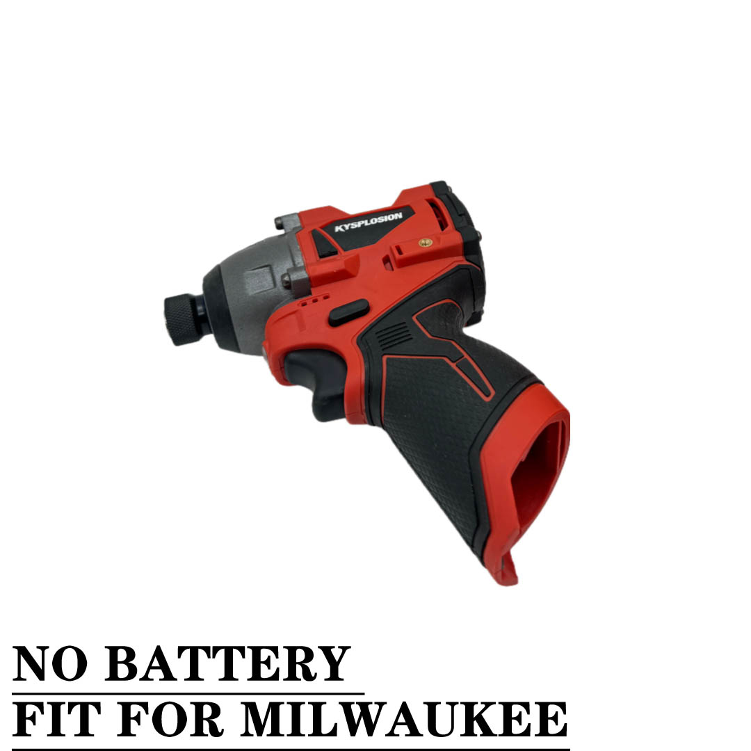 Akkuschrauber-set mit bürstenlosem akku, multifunktions-akkuschrauber für milwaukee ( m12 akkus): Schwarz