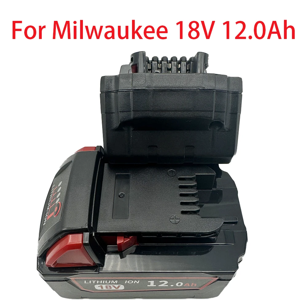 For Milwaukee M18 18V 12000mAh 18650 Lithium Replacement Battery For Milwaukee 48-11-1860 48-11-1850 48-11-1840 Tool Battery