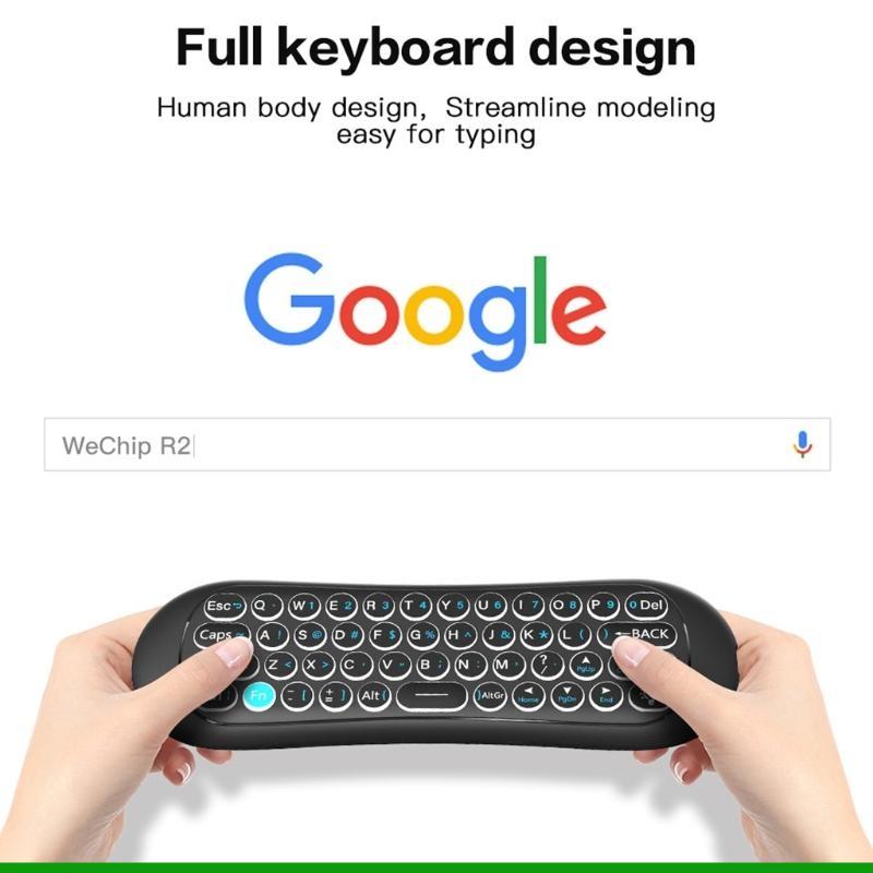 U55C Practical Air Mouse Wireless Keyboard 2.4G Backlit Remote for Android Notebook