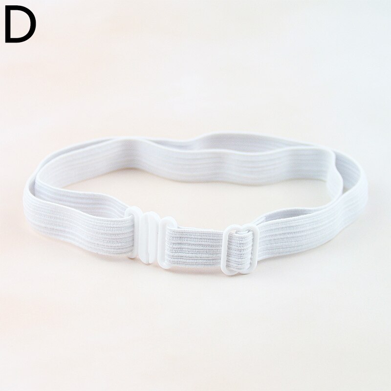 1PC Men Women Kids DIY Accessories Bow Tie Adjustable Polyester Belt With Clip Bowtie Black White Elastic Strap Extender Bands: D