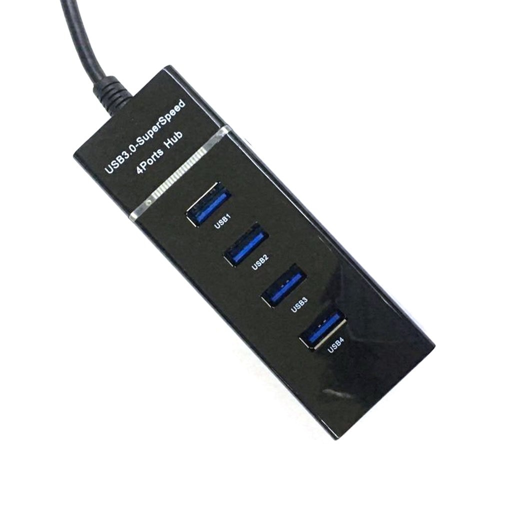 4 Ports USB Hub High Speed Transmission USB 3.0 Hub Extension Adapter Portable USB Splitter For Laptop Notebook PC
