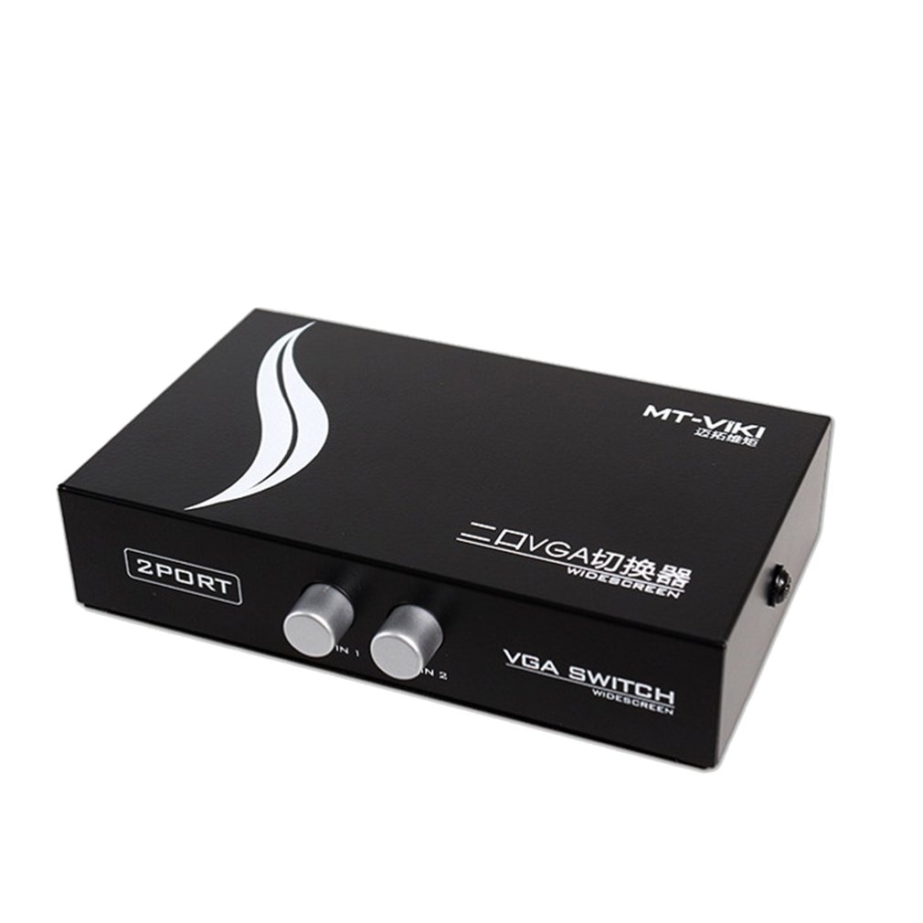 2 Poorten Switcher Splitter 2 Manieren Vga Video Switch Adapter Converter Box Voor Pc Monitor Accessorie MT-15-2CF