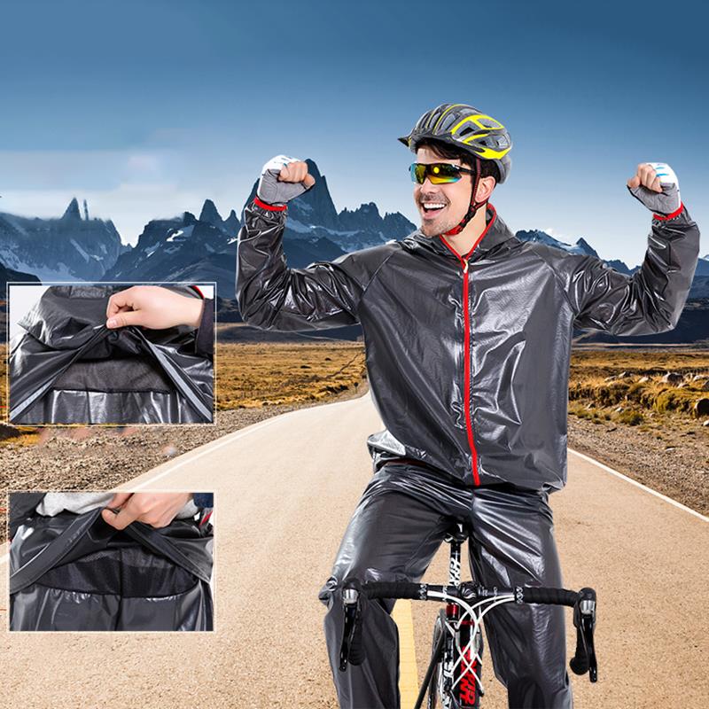 Moto imperméable costume vélo en cours d'exécution vêtements de pluie Ultra léger vêtements de pluie pour moto Sports de plein air imperméable cyclisme vêtements de pluie