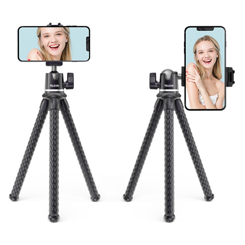 Tripod For Phone Flexible Octopus Tripod For IPhone Xiaomi Huawei For Camera/motion Camera Mobile Phone Portable Tripod Holder