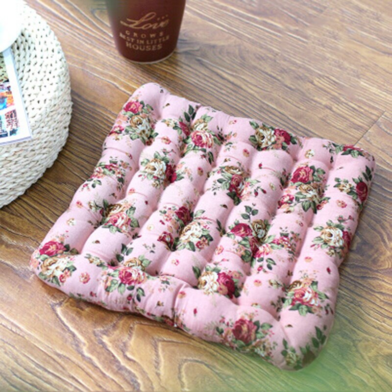 Dunne Japan Zitkussen Hassock Pad Stuitbeen Orthopedische Matten Bloemen Gedrukt Stoel Terug Kussens Vierkante Tatami Vloermat Poef Futon: 4