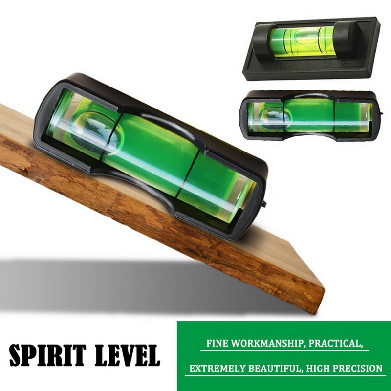Mini Measurement Magnetic Bubble Spirit Level Magnet Hole Hanging TV Hanger Spirit Level Accessories Balance Tools