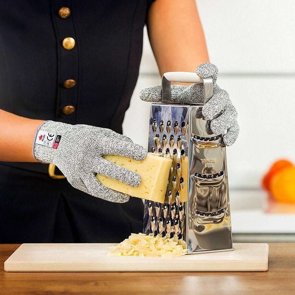 1PAIR Grade 5 Cut-Resistant Gloves Safety Protection Gloves Cut-Resistant Grade Kite-Flying Wear-Resistant Gloves Gloves J8X6