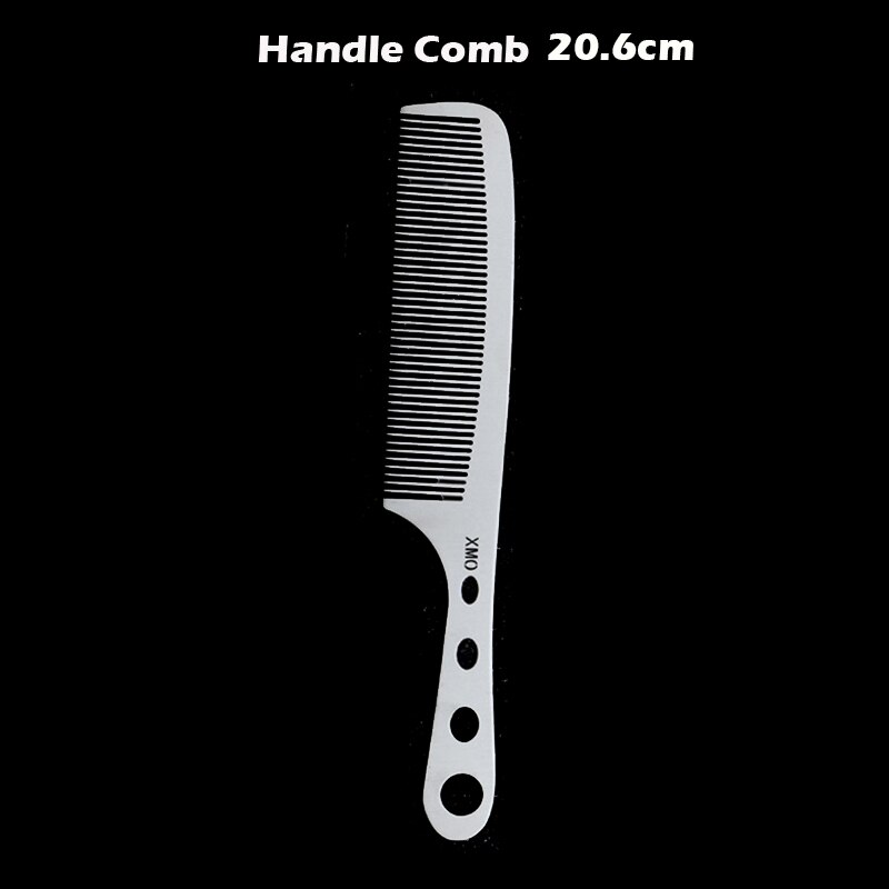 Brainbow 1Pc Titanium Stalen Kam Professionele Salon Hair Kappers Anti-Statische Kappers Kam Ultra Dun Haar Borstel Voor mannen: Oranje