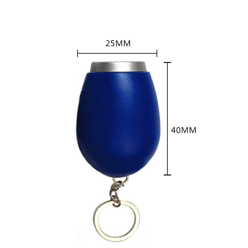 Portable Digital Projection Alarm Clock Key Chains Mini Projector LED Clock Carry Time Flashlight Clock Hanging Rope Table Decor: Blue