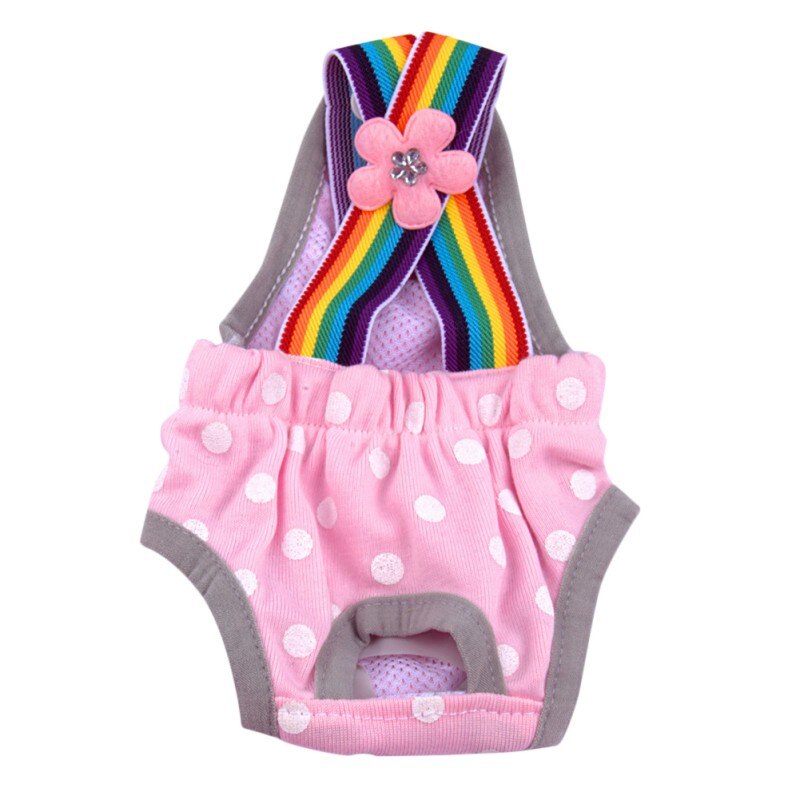 Pet Dog Physiological Pants Adjustable Pets Underwear Dogs Durable Cute Panty Pantys Female Pets Physiological Pants With Straps: C / XS