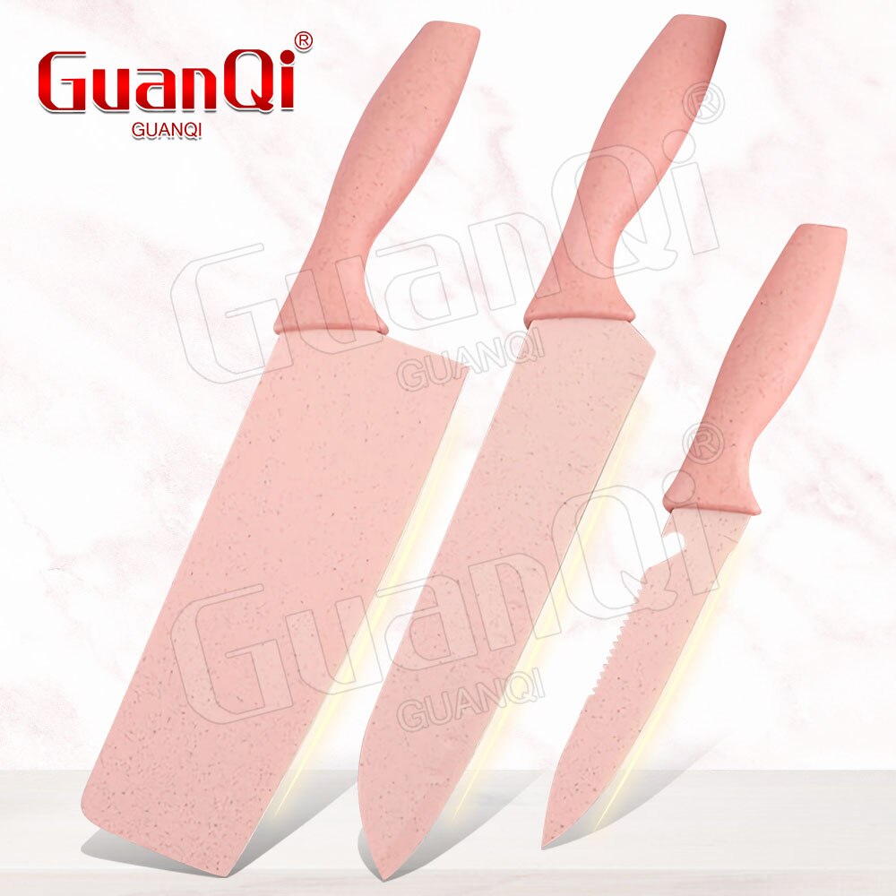 Santoku-cuchillo de cocina de acero inoxidable, herramienta de pelado de 5, 7 y 8 pulgadas, para Chef, carne, pescado