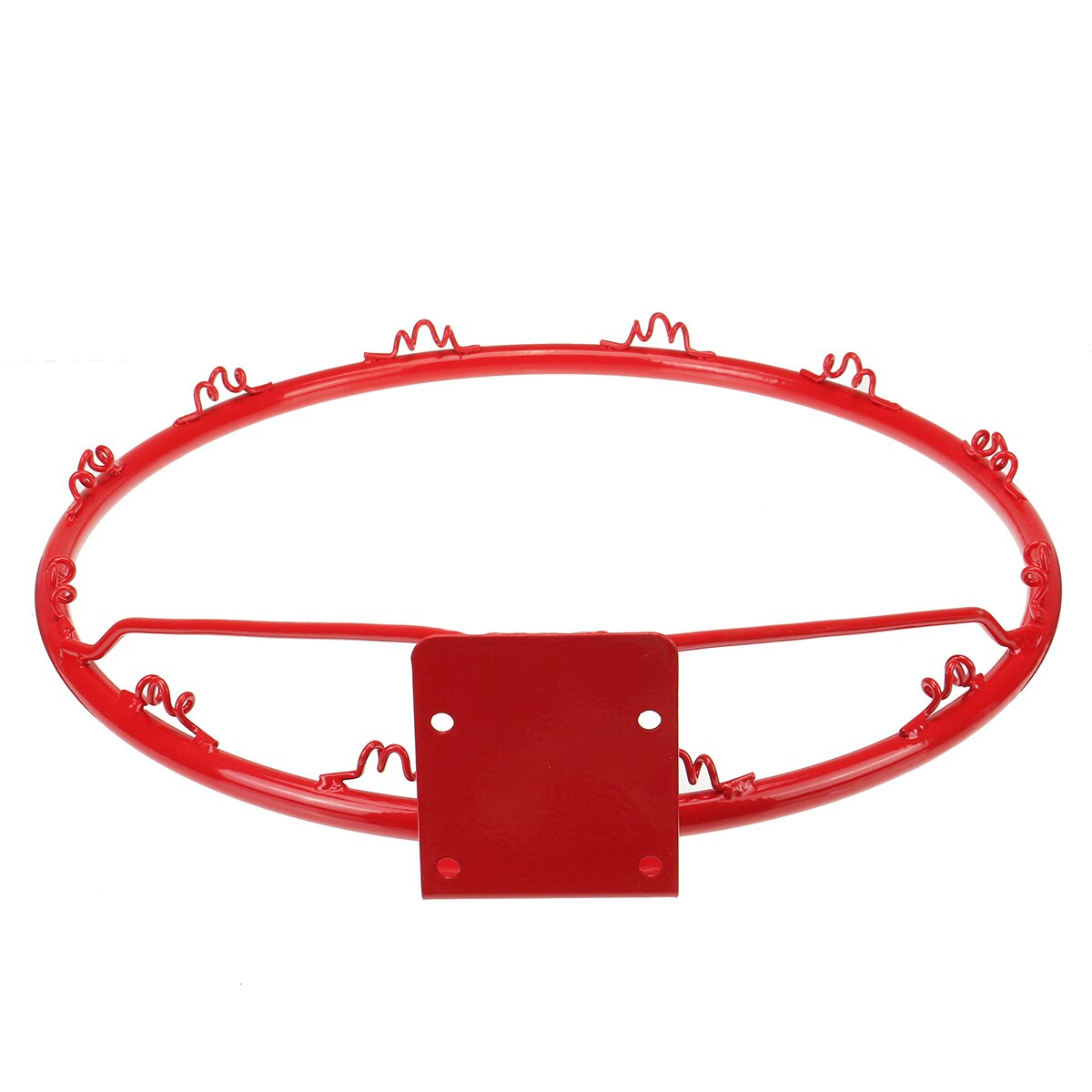 45cm Basketball Hoop Netting Wall Mounted Metal Rim Hanging Steel Basketball Ring Hoop for Adult Children Indoor Outdoor Sport