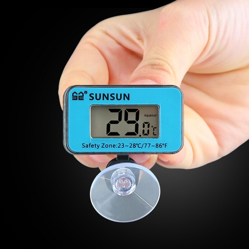 Nuovo termometro digitale per acquario LCD con sonda ventosa serbatoio di pesce misurazione del termometro elettronico dell&#39;acqua