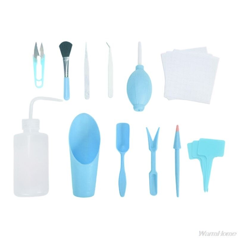 Mini Garden Tools Sets Succulent Plants Bonsai Miniature Planting Flower Gardening Tools Combination F22 21: BL12