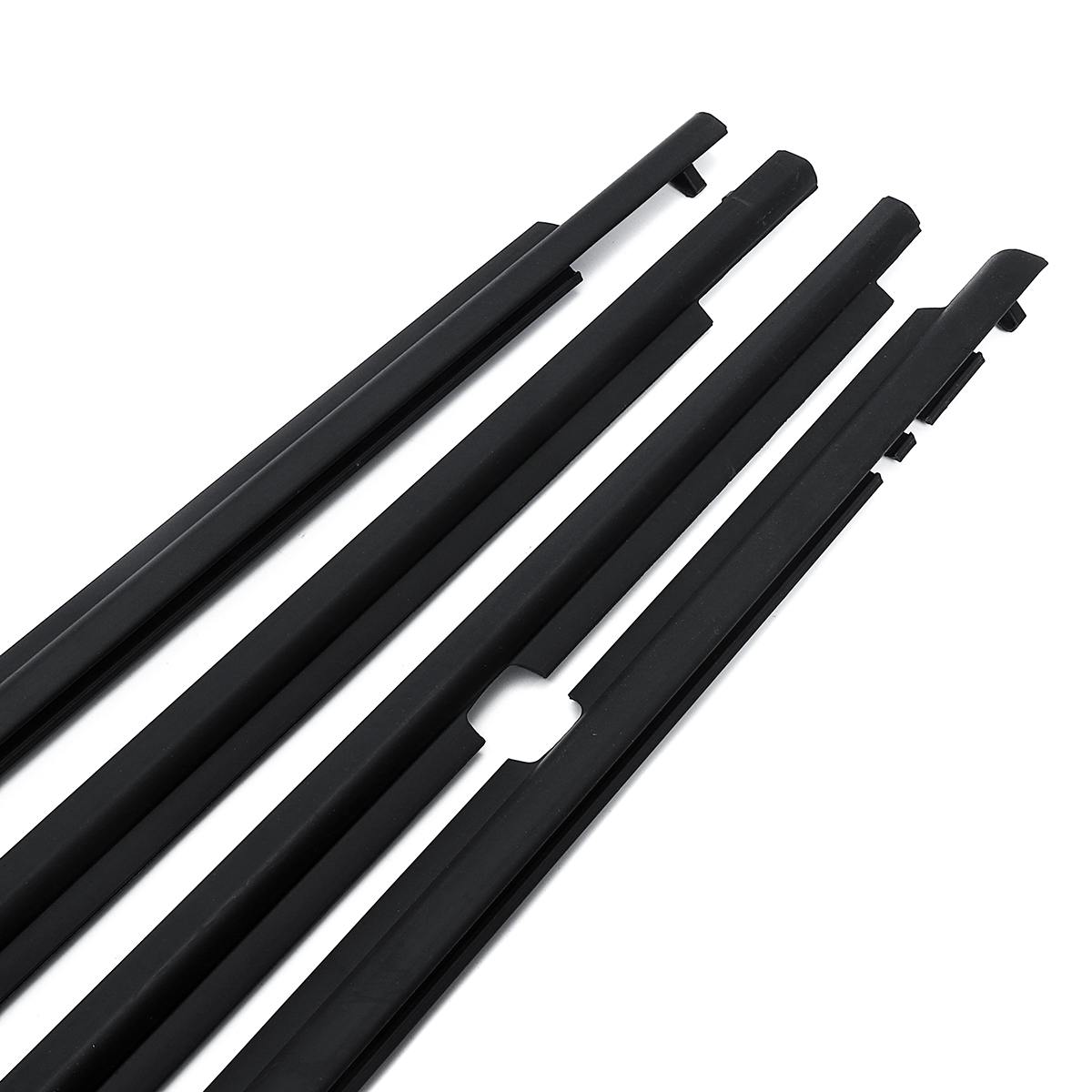 4x Car Door Weatherstrips Window Moulding Trim Seal Belt For Toyota Corolla Auto Door Belts Weather Strip