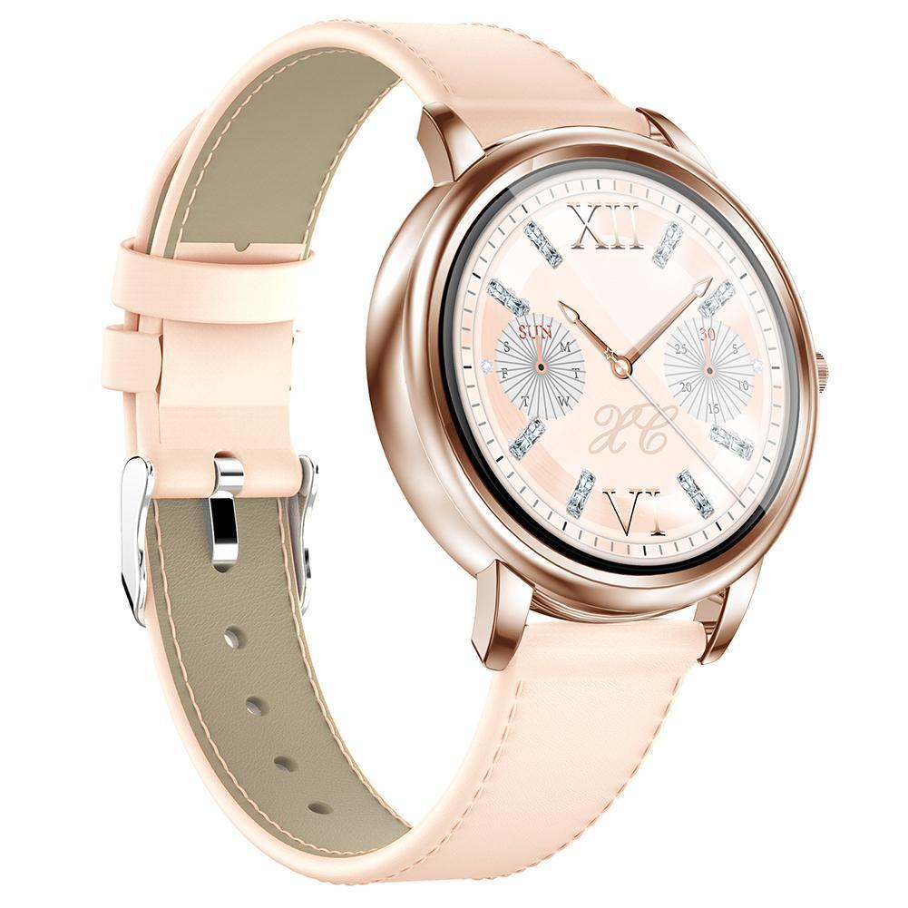 Clever Uhr voll berühren Bildschirm 39mm Durchmesser Frauen Smartwatch Für Damen Und Mädchen Kompatibel Mit Android/IOS bluetooth 5,0