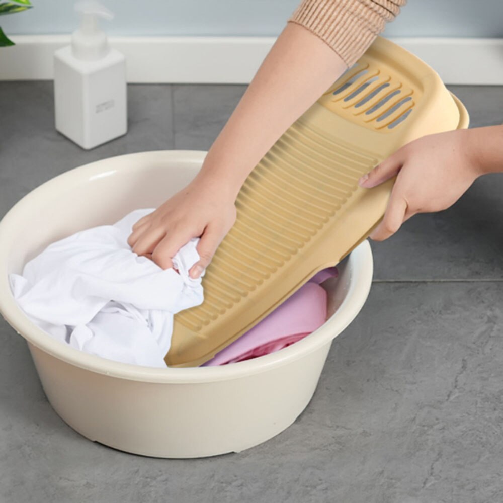 Planche à laver en plastique, planche à laver à la main, outil de nettoyage manuel pour vêtements
