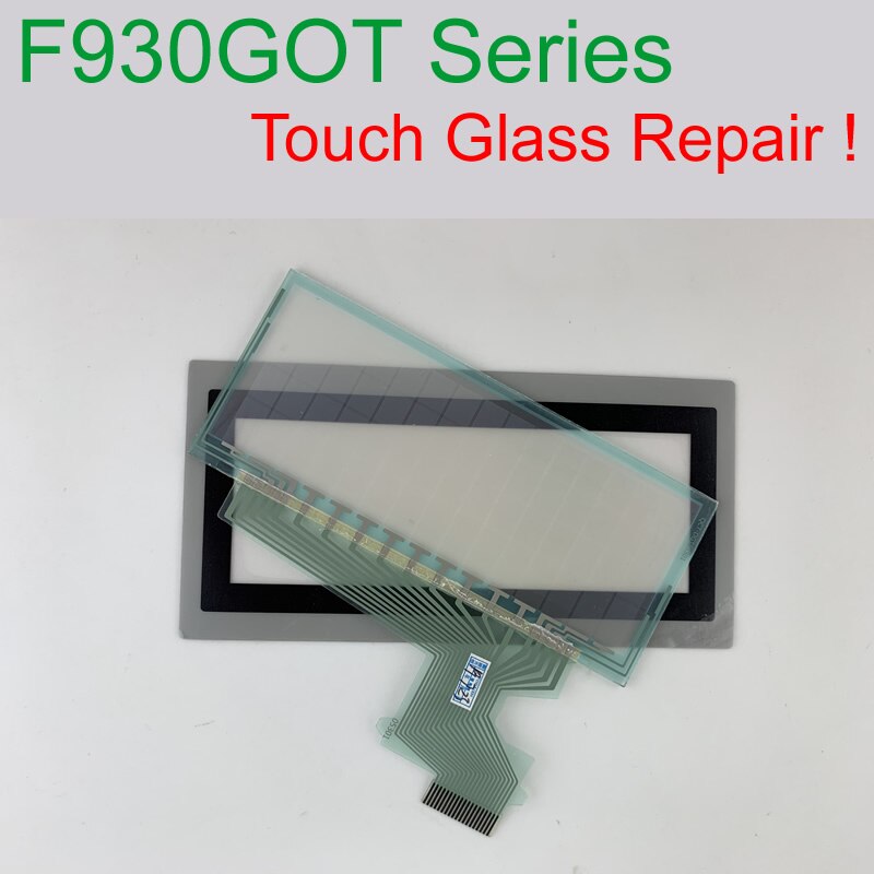 F930 got-bwd-c berøringsskærmglas + membranfilm til reparation af hmi-paneler ~ gør det selv, har på lager