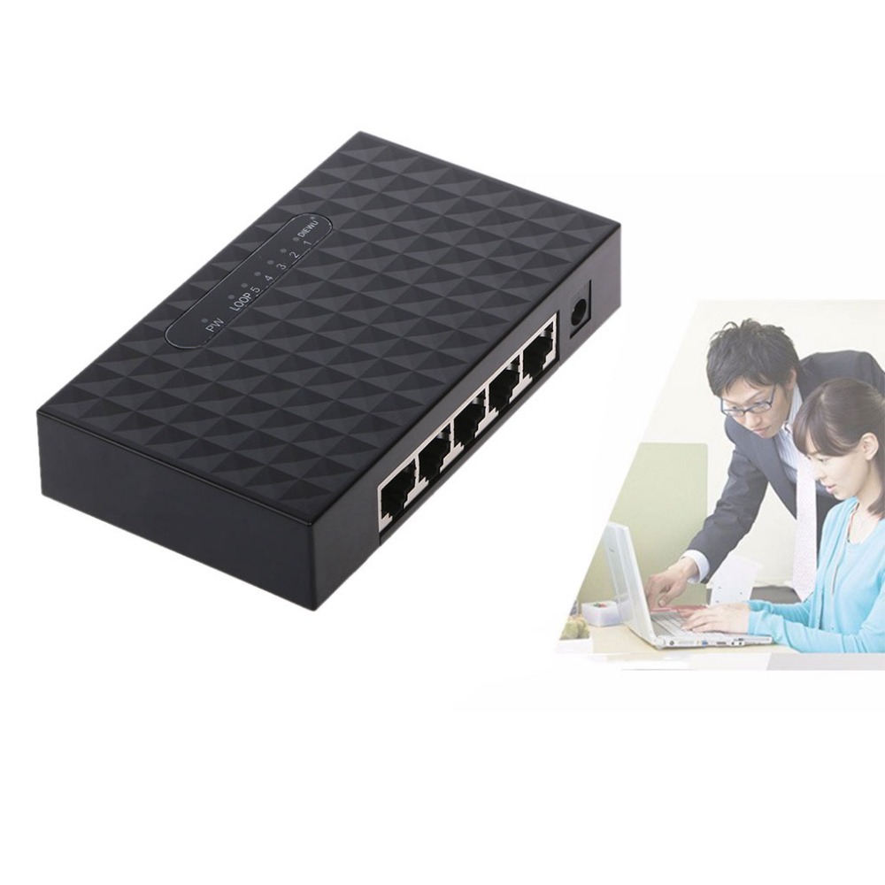 Mini adaptateur de bureau HUB Ethernet, 5 ports, 10/100/1000Mbps, LAN rapide, commutateur réseau, Jy23 19