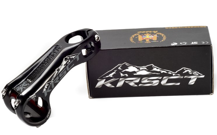 KRSCT bicycle stem Aluminum Alloy for DH AM XC Mountain Bike MTB stem -20 Degree 28.6 * 31.8mm *80/90/100mm cycling Parts