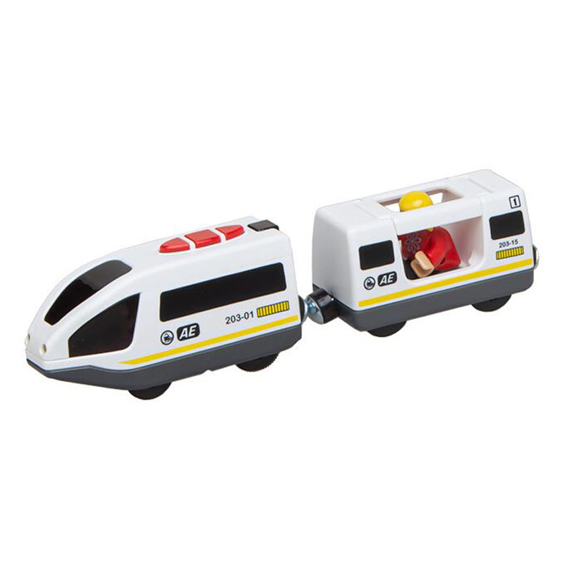 Electric Train Set Toys Model Train Electric Car Fit For Wooden Railway Wood Train Track Christmas For Children: DDC10