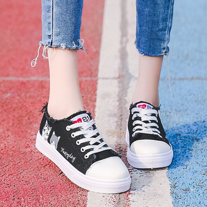 Kleurrijke damesschoenen canvas schoenen tijschoenen casual damesschoenen dames sportschoenen sneakers