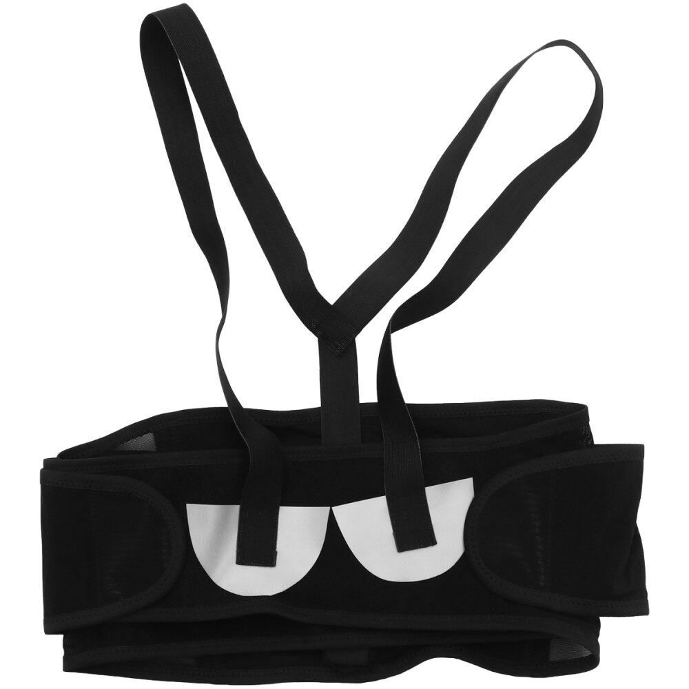 Mutterschaft Bauch Unterstützung Band Atmungs Dünne Schwangerschaft Gürtel mit Schulter Riemen Verstellbare Taille Unterstützung (Schwarz): Default Title