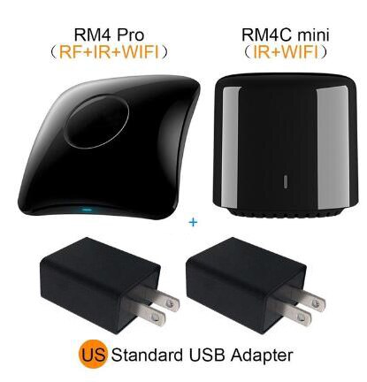 Broadlink RM4 pro/Bestcon RM4C mini Universele IR RF Afstandsbediening Compatibel Alexa Google assistent Voor AC: 2US RM4CMINI RM4 PRO