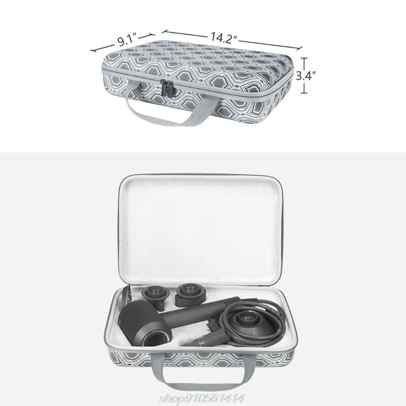 Harde Eva Travel Carry Case Opbergtas Pouch Sleeve Container Box Voor Dyson Supersonic Föhn HD03 D11 20