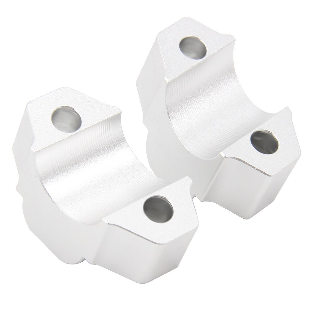 motorcycle handlebar riser bars clamp Silver Handlebar 25mm Riser Kit For Yamaha Xt1200z Super Tenere