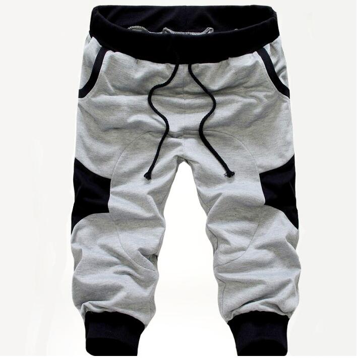 Heren s 3/4 knie casual baggy harem broek touwbroek s-xxl maat gratis