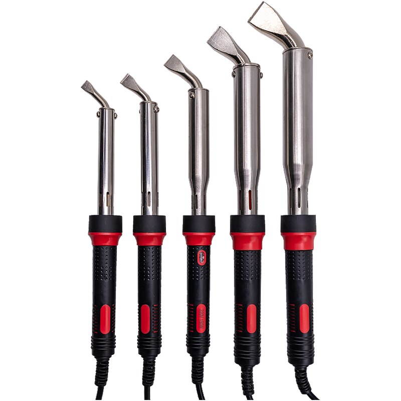 High Power Soldeerbout 300W 200W 150W 100W 80W 220V Soldeer Met Gebogen Tips eu Uk Au Plug Met Werk Indicatielampje Grond Draad
