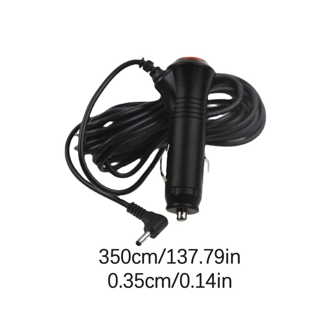 Bil 12v förlängningskabel 2.5mm/3.5mm biltändarsladd navigatorladdare 12v energibesparande koppartråd tändarförlängningssladd för: Gul