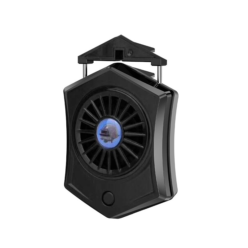 Teléfono Móvil Universal refrigerador Pad Gamepad calor ventilador de refrigeración titular accesorios de juego: Negro