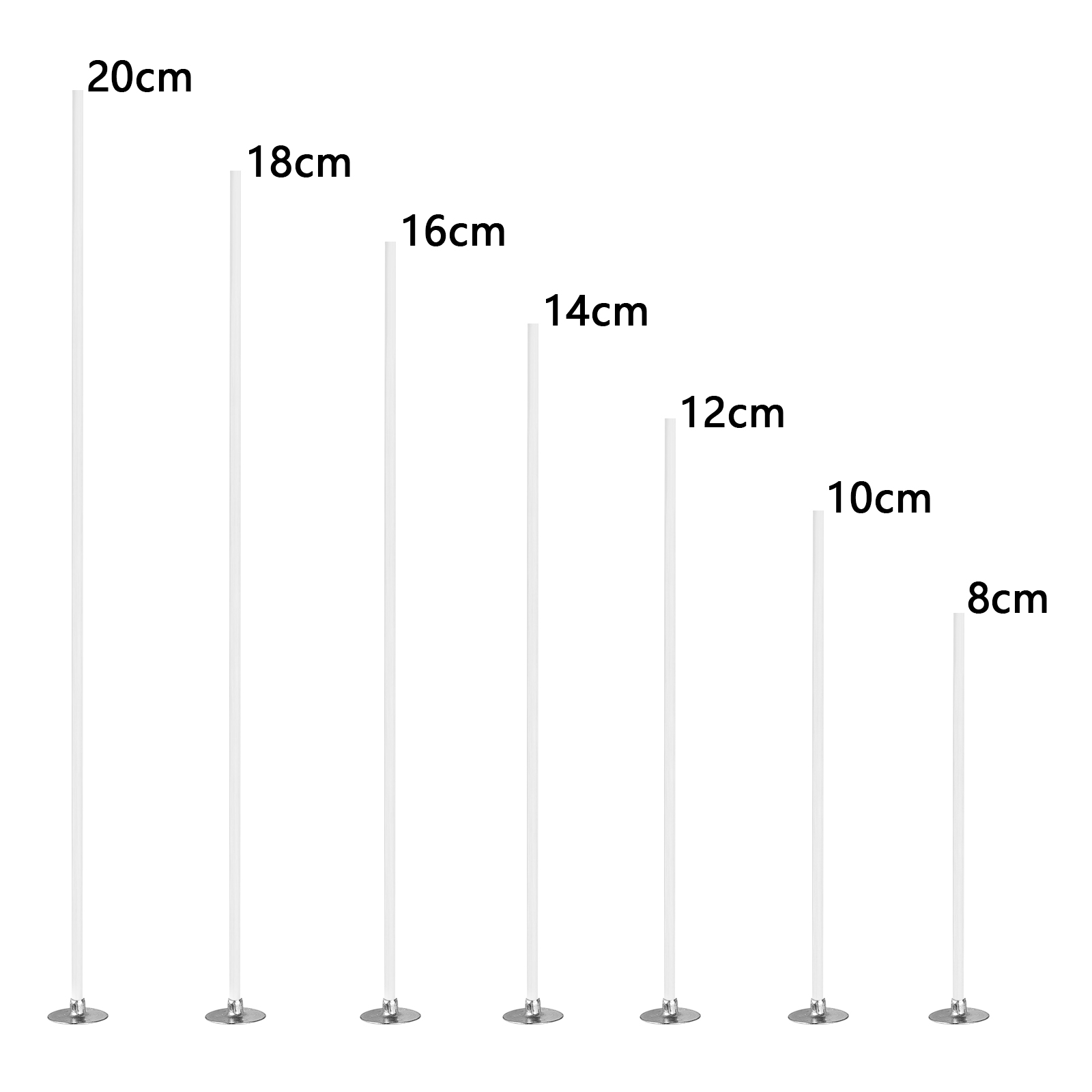 50Stck/100Stck Kerze Dochte Rauchfreien Wachs Reiner Baumwolle Kern Für DIY Kerze Machen Vorgewachste Dochte Party Liefert 2,5-20cm