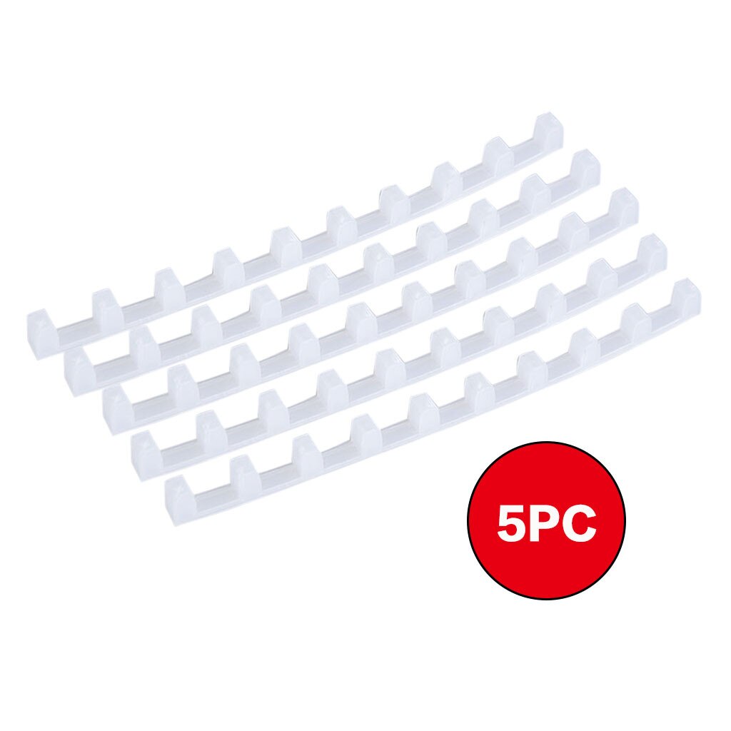 5/10/20PCS Beehive Frame Holder Beekeeping Ends Plastic Durable Bee Divider Plastic White Interval 41cm Anti Shaking for Beehive: 5PC