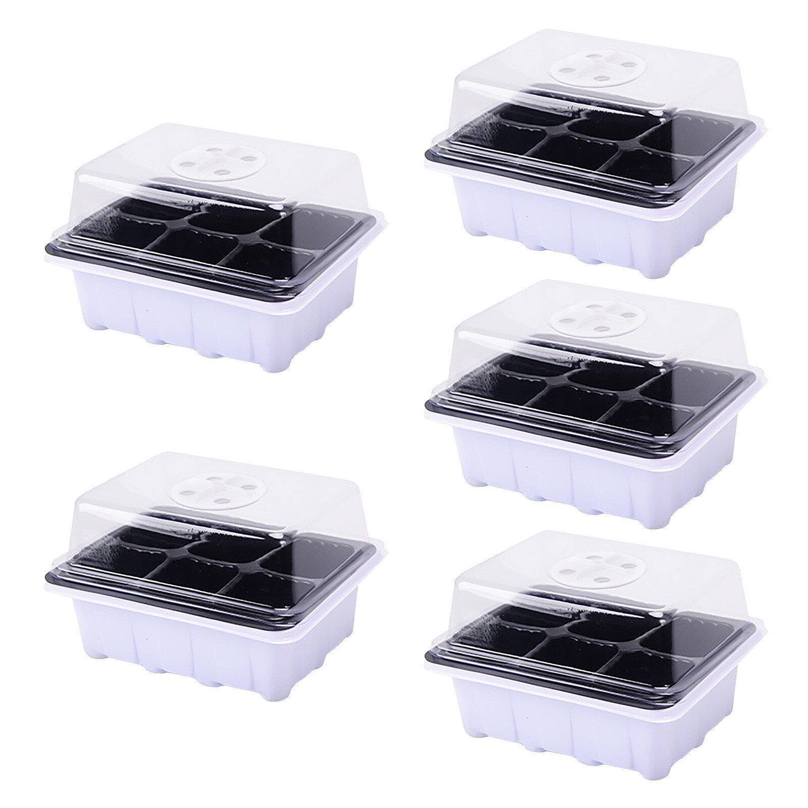 Greenhouse Propagation Box Greenhouse Propagation Tray Indoor Mini Greenhouse Propagation Set With Lid And Ventilationa: C