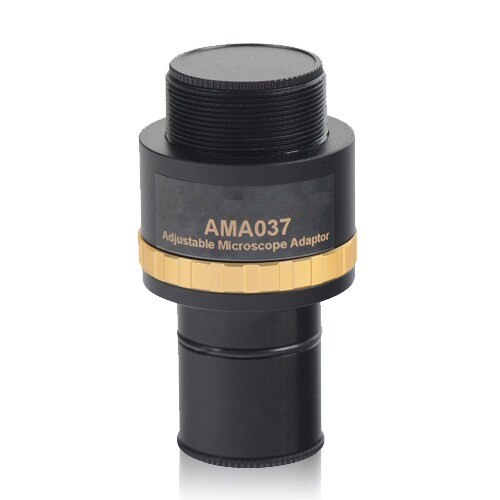 Adjustable 23.2mm Eyepiece to C-mount Microscope Eyepiece Adapter: AMA037