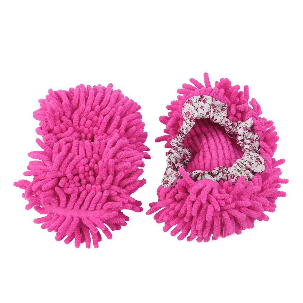 2pcs Convenient Dust Mop Slipper House Cleaner Lazy Floor Foot Dust Cleaner Grazing Slippers Microfiber Duster Cloth