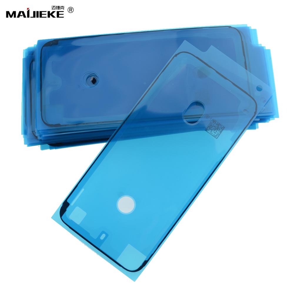 50PCS Waterproof Sticker for iPhone 7 6S Plus 8 X 8P XR XS 11 Pro Max Adhesive Pre-Cut LCD Screen Frame Tape Repair Parts