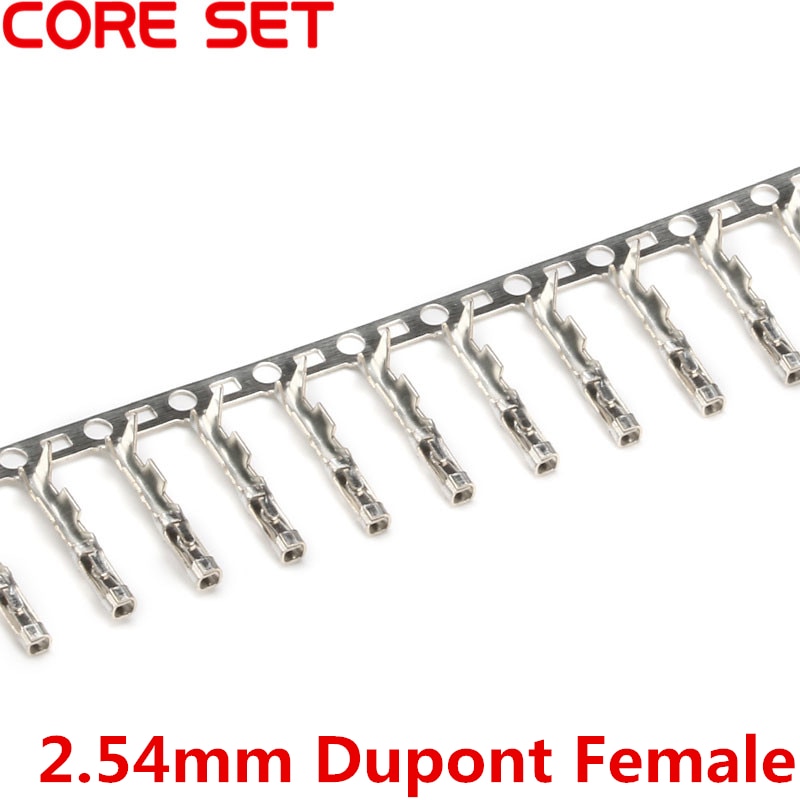 100PCS 2.54mm Jumper Wire Kappen Vrouw Pin Connector Terminal Voor Jumper Wire Kabel