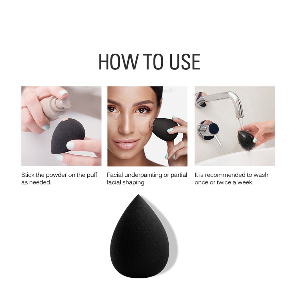 SACE LADY Sponge Makeup Water Foundation Blender Cosmetic Puff Face Powder Smooth Make Up Cosmetics Sponge Tools