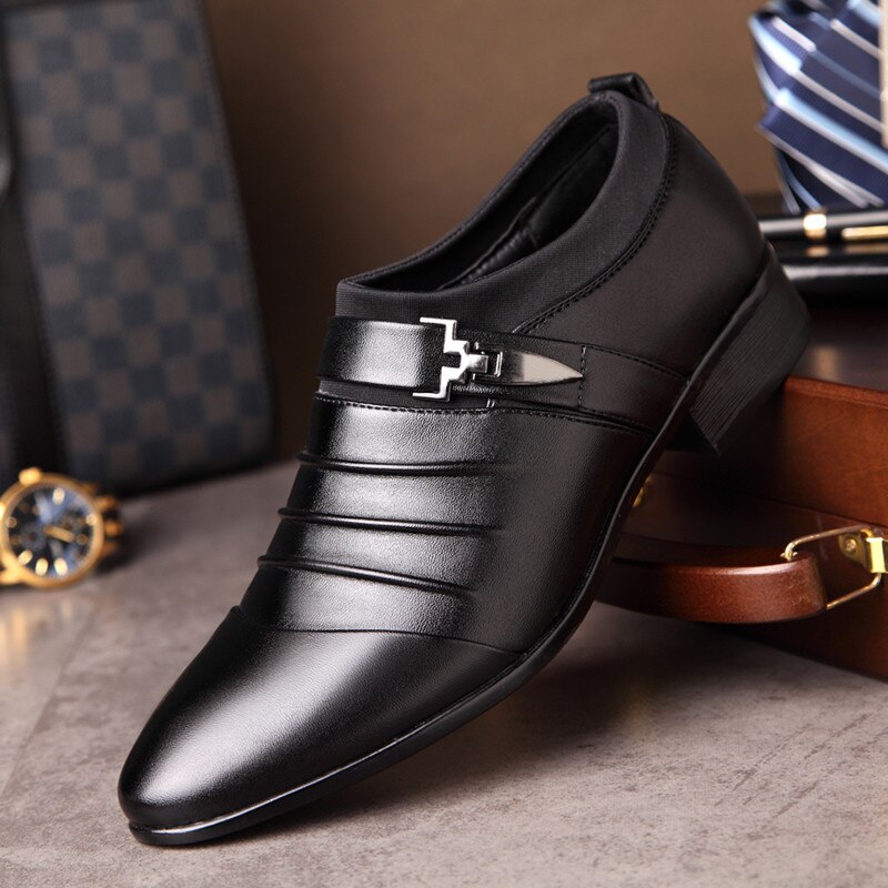 Kleid Schuhe Geschäft Angelegenheiten Oxford Hochzeit Schuhe spitze zehen abdeckung männer der schuhe PU Leder Herren Formale Schuhe 99781