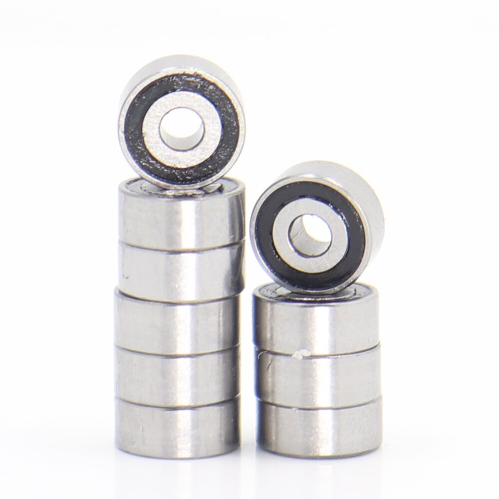 MR62RS Bearing ( 10 PCS ) 2*6*2.5 mm ABEC-7 Hobby Electric RC Car Truck MR62 RS 2RS Ball Bearings MR62-2RS Black Sealed