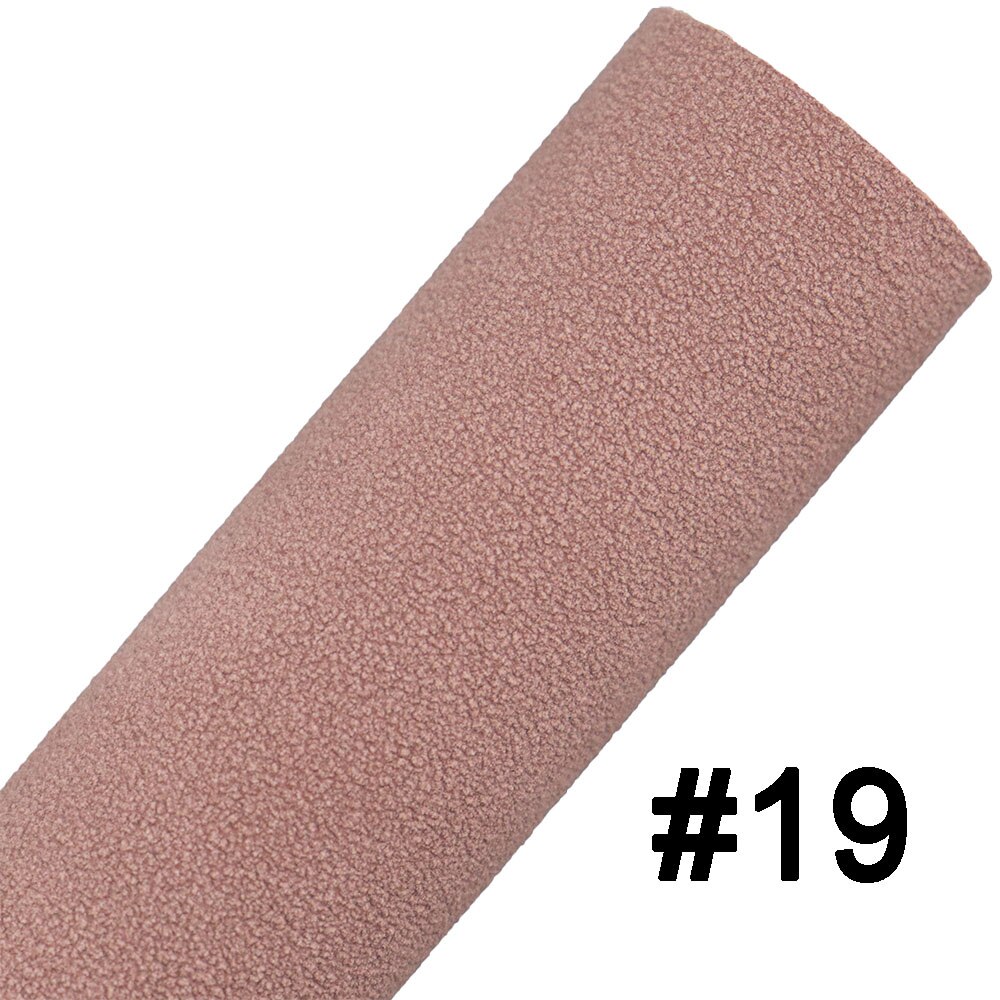 30X134Cm Roll Plain Kleur Frosted Suède Zool Faux Syntetic Leer Stof Materiaal Voor Haarelastiekjes Oorbel Handtassen diy KY008: KY008 - 19