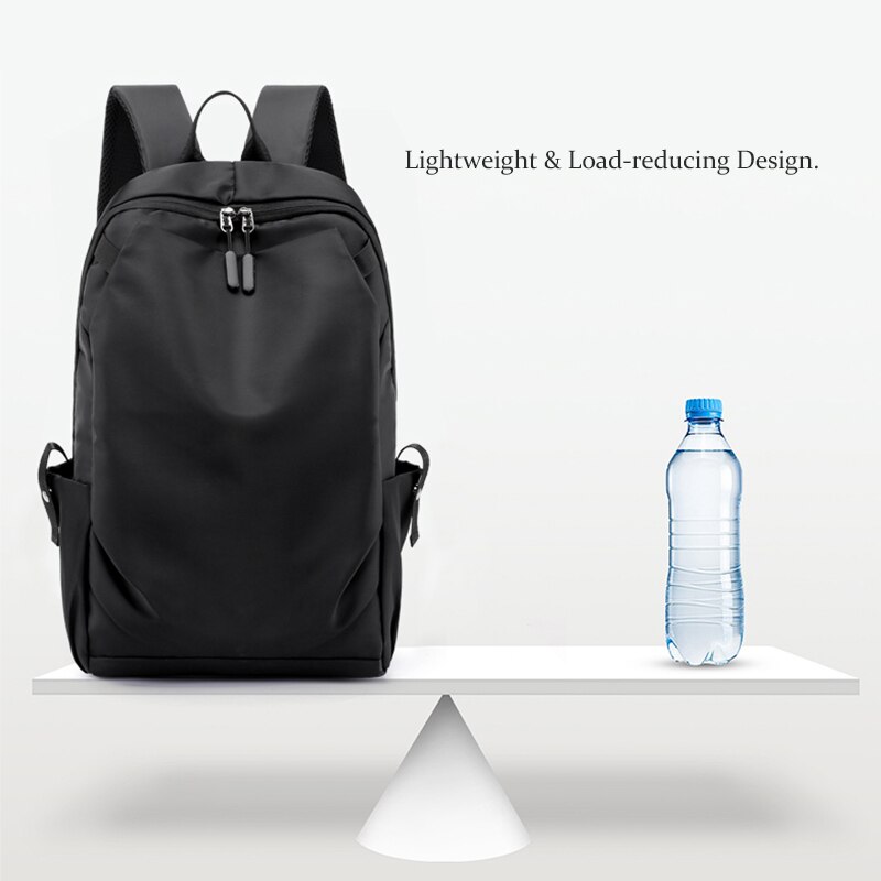 Laptop-rucksack 15 zoll, damen & herren, wasserdicht, schwarz, business-reiserucksack mit großem fassungsvermögen 6 schulrucksack mit usb-ladefunktion