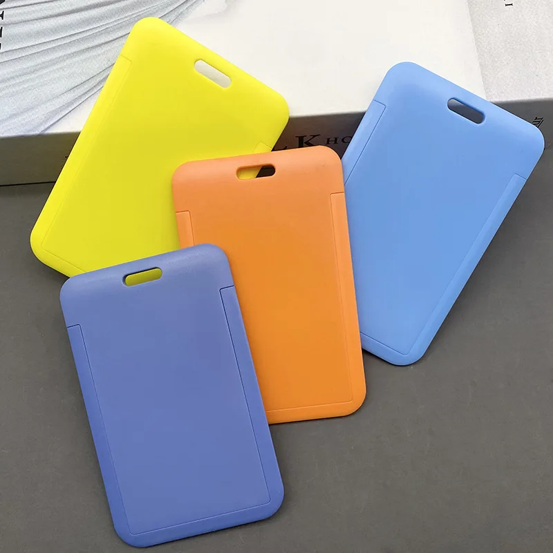 Gorący bubel kobiety mężczyźni etui na dowód osobisty portfel moda Student Bus ID Business Slide Card osłona z uchwytem etui na torebkę