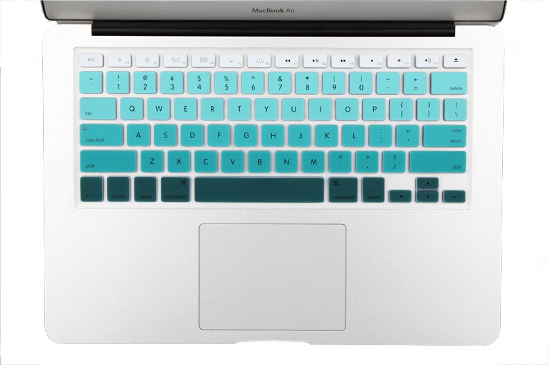 Cover in Silicone per Tastiera Azerty Francese per Macbook Air Retina Pro 11 12 13 15 17, Protezione Tastiera Versione EU