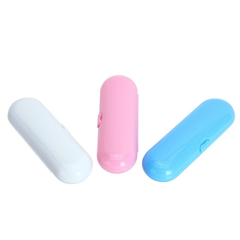 Soporte portátil para cepillo de dientes eléctrico, caja segura de viaje para exteriores, almacenaje para acampada, Oral B, rosa, blanco, azul, 1 ud.